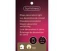 Albero micro LED rosso h. 19,5cm x dia 10cm
