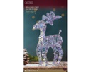 Renna LED bianco freddo 12x35x60 cm