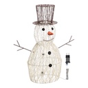 Pupazzo di neve 3D H70cm con MicroLED