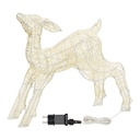 Renna 3D cucciolo 48x13x40 cm LED