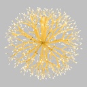 Ramo sfera ricco champagne ø30cm 384 led