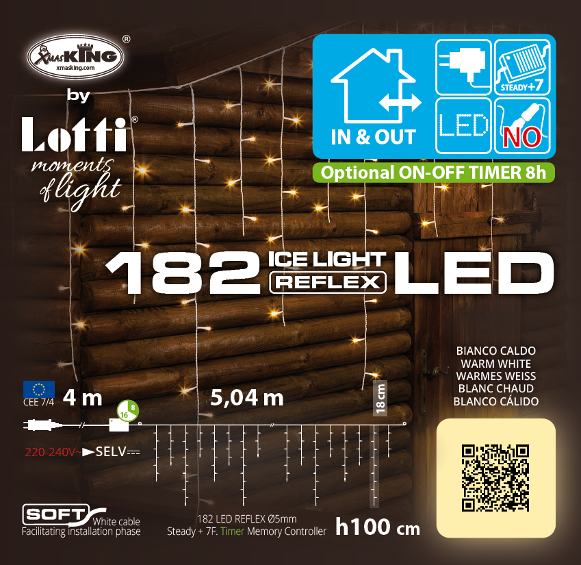 Illuminazione LED 4m x 504 x H100cm