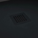 Piatto doccia 90x70 cm in resina antracite