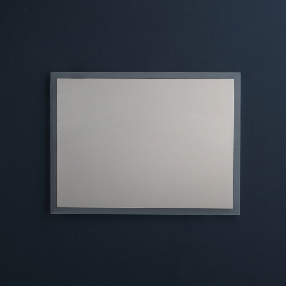 Specchio retroilluminato 80x60 cm reversibile