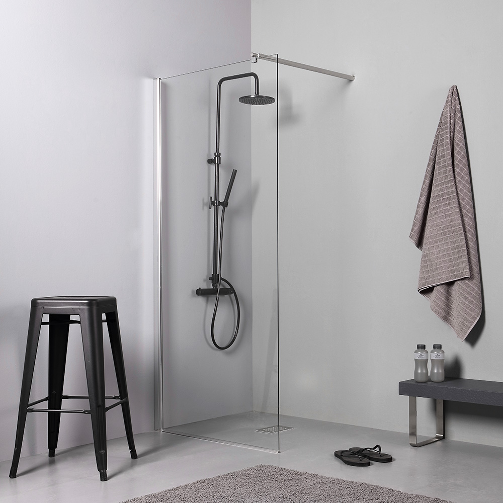 Doccia walk in 90 cm per piatto doccia