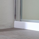 Box doccia walk-in 120 cristallo trasparente 8mm