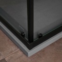 Box doccia 70x90 profili neri opachi