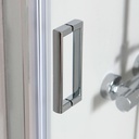 Porta doccia 150 cm con vetro trasparente