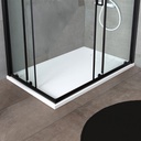Box doccia 70x100 con profilo nero opaco