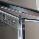 Porta doccia nicchia 75 cm soffietto