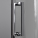Box doccia semicircolare 90x90 h195 trasparente