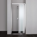 Porta nicchia doccia 110 cm tre ante