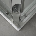 Box doccia 90x120 design moderno con profilo piatto