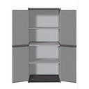 Armadio resina con 4 ripiani e due ante cm 68 x 39.5 x 168 h (copia)