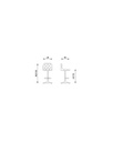2x Sgabello in microfibra Max STS