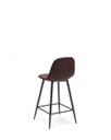 2x Sgabello in similpelle Brigitte STS