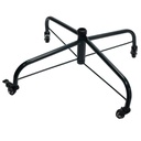Base albero solo base metallo nero con ruote cm60