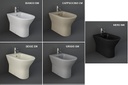 Bidet filo muro Feeling - Bianco opaco