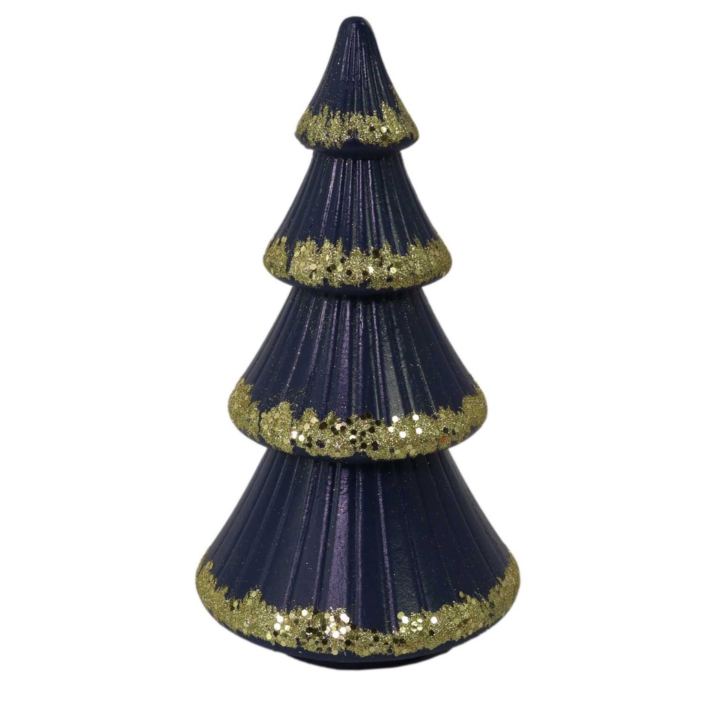 Albero legno blu cm ø15h30