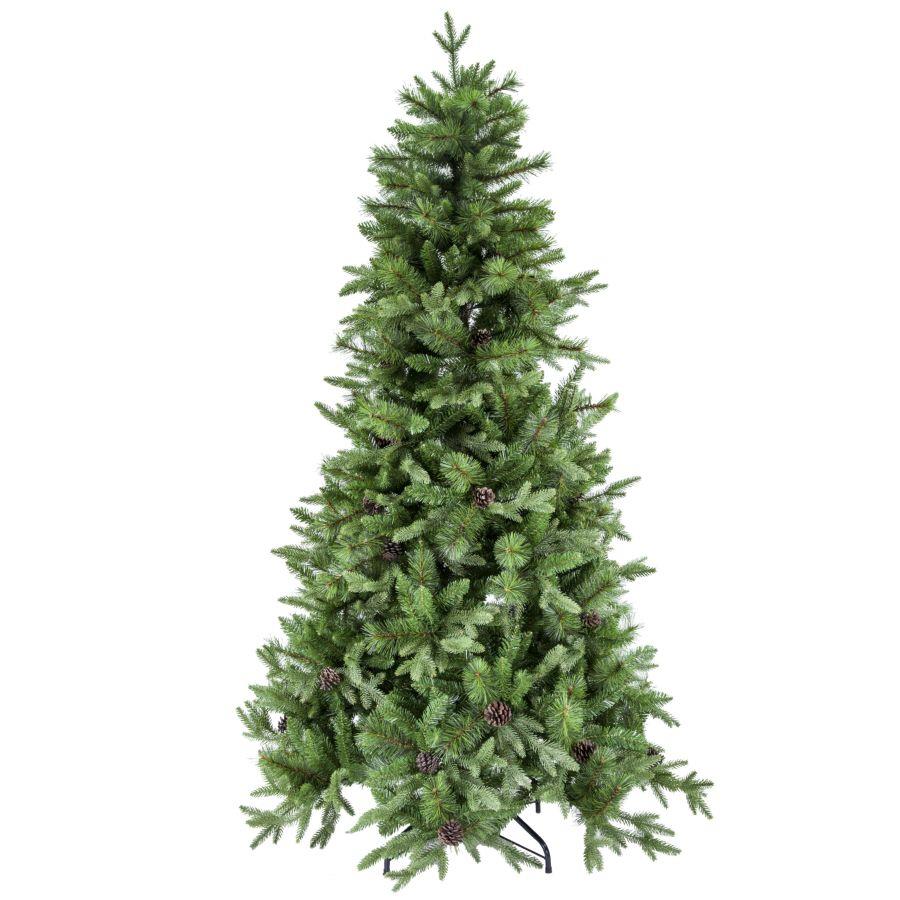 Albero sinai verde c-pigne cmø117h180 con 1750 rami