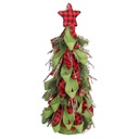 Albero tessuto verde rosso cmø18h43