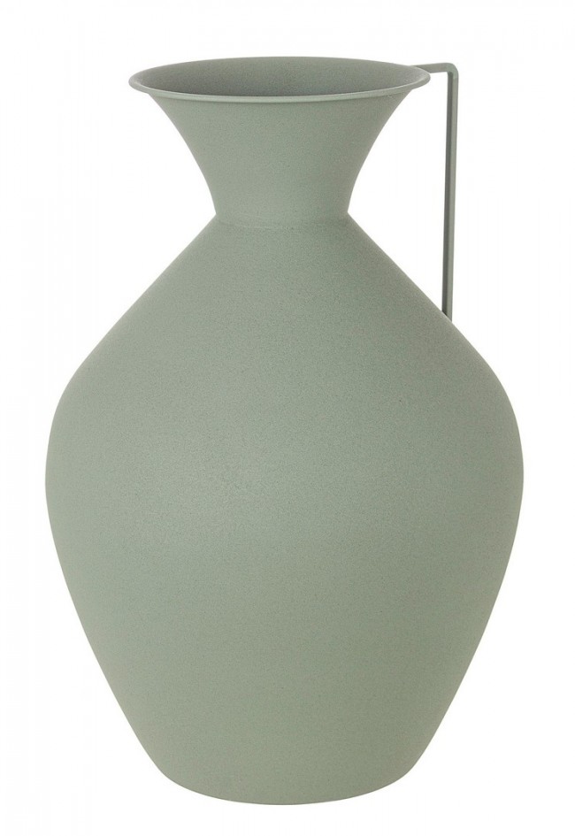 Anfora Rhyton 1 Manico Verde Salvia h37  Cod.0183082