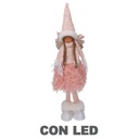 Angelo led tessuto rosa cm15x12h65
