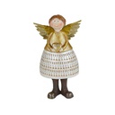 Angelo medio oro con cuore nbu-0202 altezza cm. 21