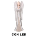 Angelo resina led oro cm22x16h66