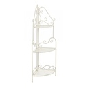 Angoliera classica 3 ripiani Giselle crema