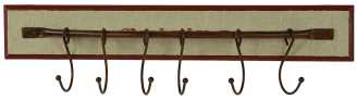 Appendino cuisine 6 ganci yo-2752 cm. 50 x 7 h 12,5