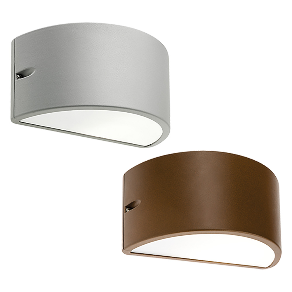 Applique 'Umbe' 60 W - Cm 25 X 12 X 13 Corten