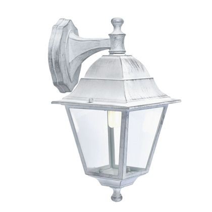 Applique Piccola In Basso  linea old  biancoargento