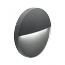 Applique tonda in alluminio pressofuso con diffusore satinato - 6W - 772 lumen - Luce naturale - IP65 grafite