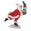 Babbo natale resina rosso cm26x13,8h30,8