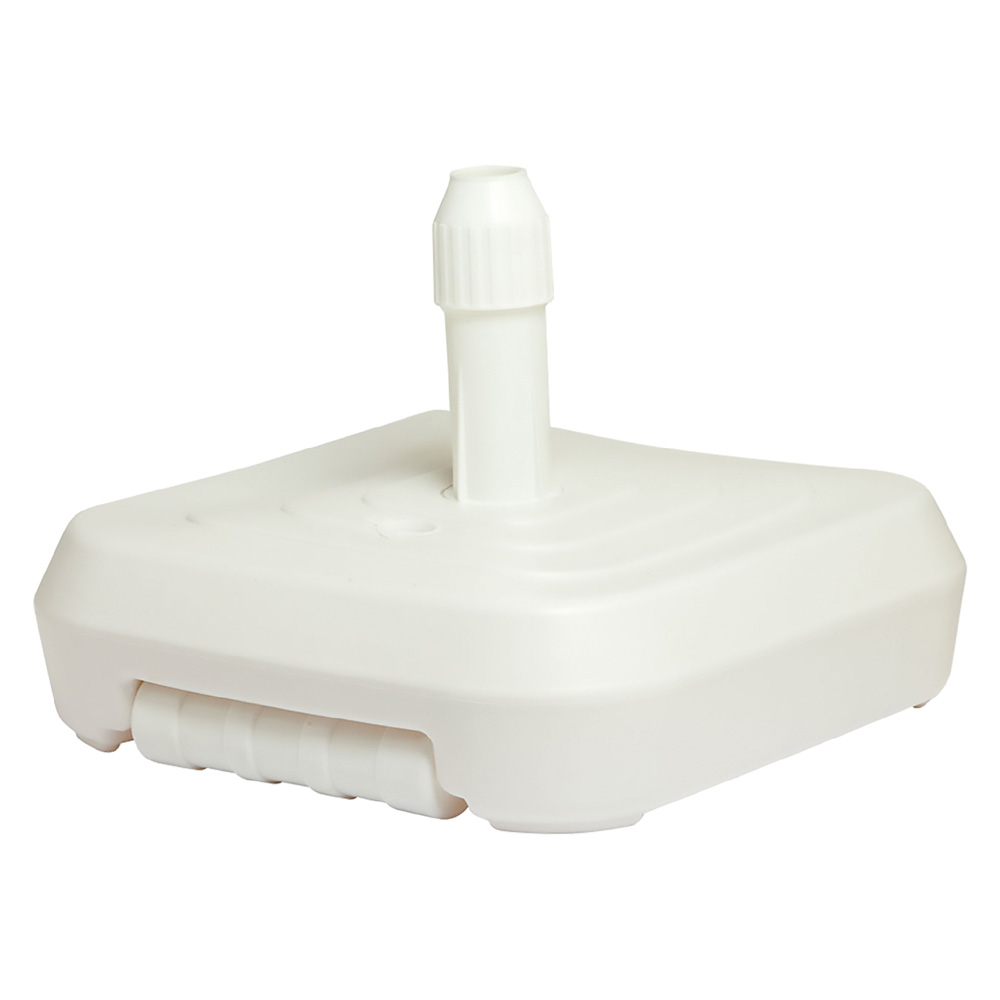 Base Per Ombrellone Plastica Con Ruote 60 X 60 - Capacitã&amp;Nbsp; 50 Lt.