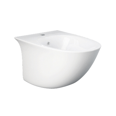 Bidet sospeso con fissaggio nascosto e rubinetto integrato