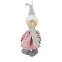 Bimbino abito rosa lana nbr-1212 cm. 13x 2 h 32