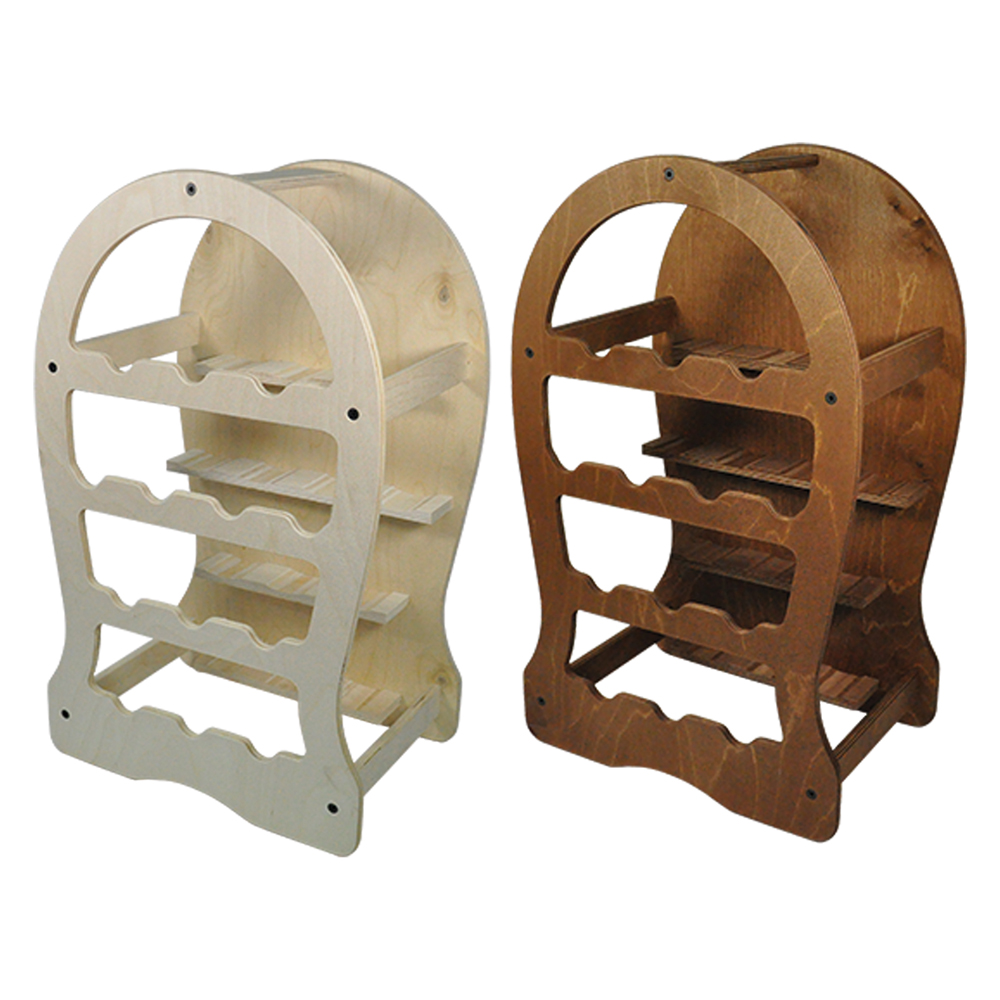 Botte Portabottiglie 33 Pos. - Scuro Cm. 61 X 27 X H.96