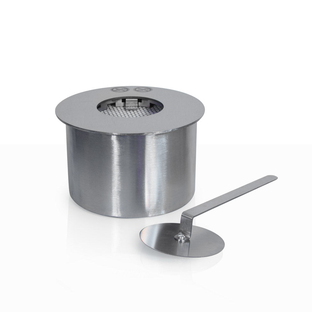 Bruciatore tondo per camino a bioetanolo inox 2 lt d.20 cm