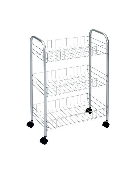 CARRELLO LUGANO 3 RIPIANI 41x26x64 cm