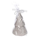 Candela paraffina albero champagne cmø9h13,5