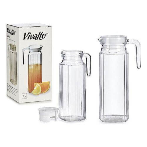 Caraffa In Vetro Trasparente (1 L)