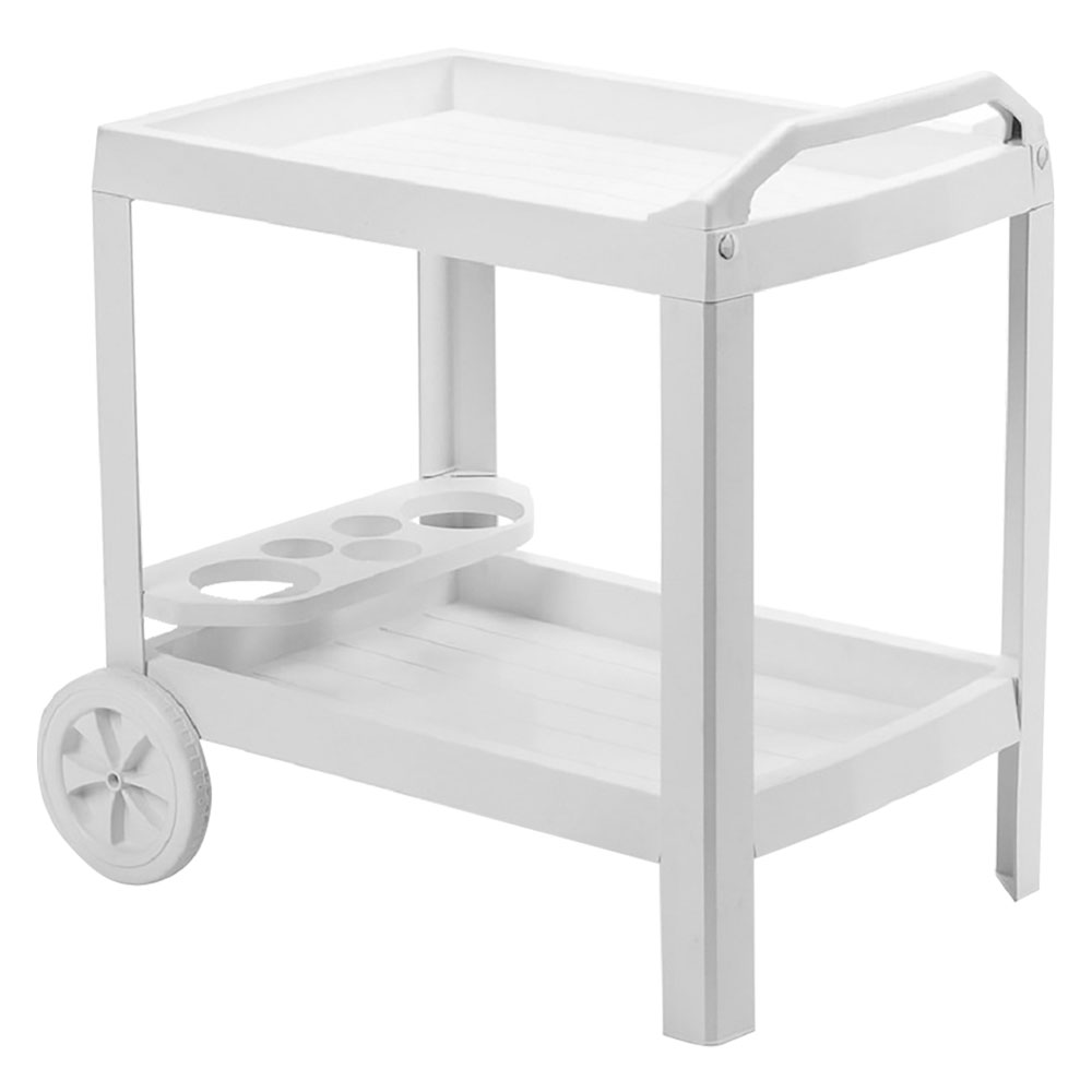 Carrello Portavivande In Plastica 'Astro' Bianco