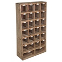 Casellario OFFICINA in legno di pino 85h cm