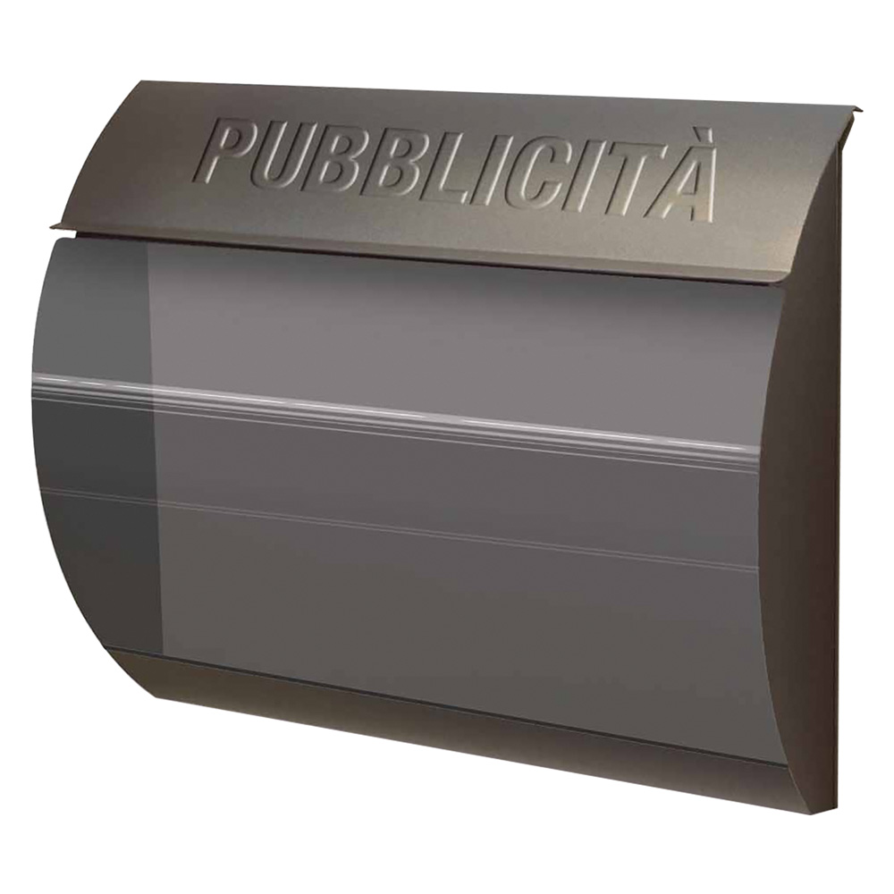 Cassetta Portapubblicita' Serie 'Busta' Colore Grigio Ghisa