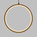 Cerchio Ø37cm led Legno Chiaro