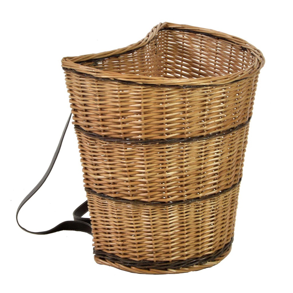Cesta gerla vimini bollito cm 52x38h48