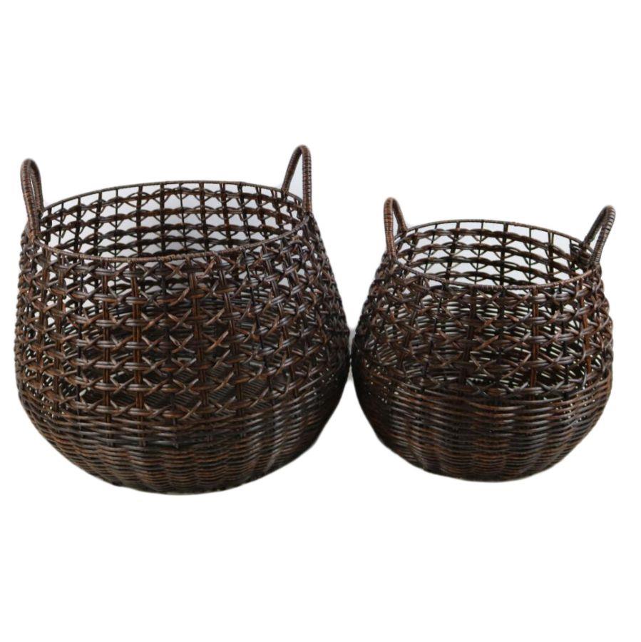 Cesta metallo 1-2 noce tondo cmø44h36
