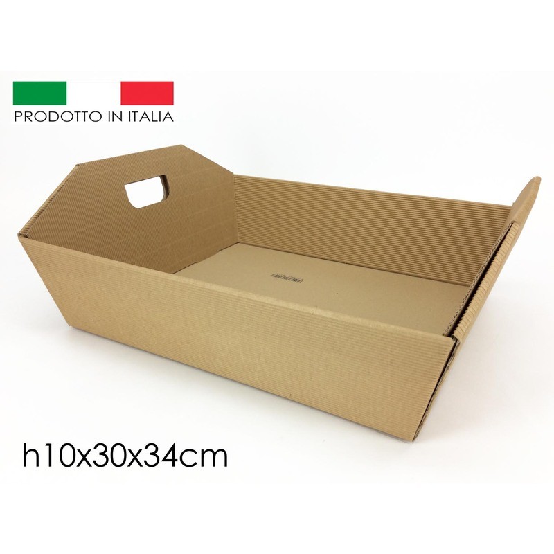 Cesta per regali pacchi imballi  34X30X10 AVANA